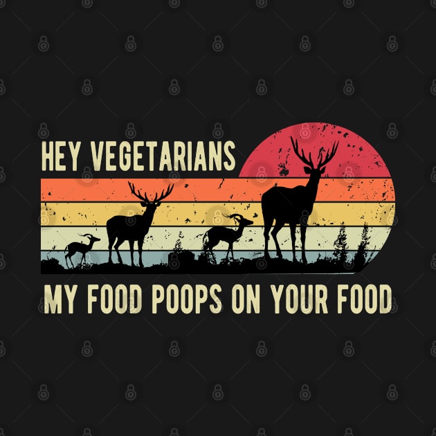 Hey Vegans My Food Poops on your food by Doc Maya