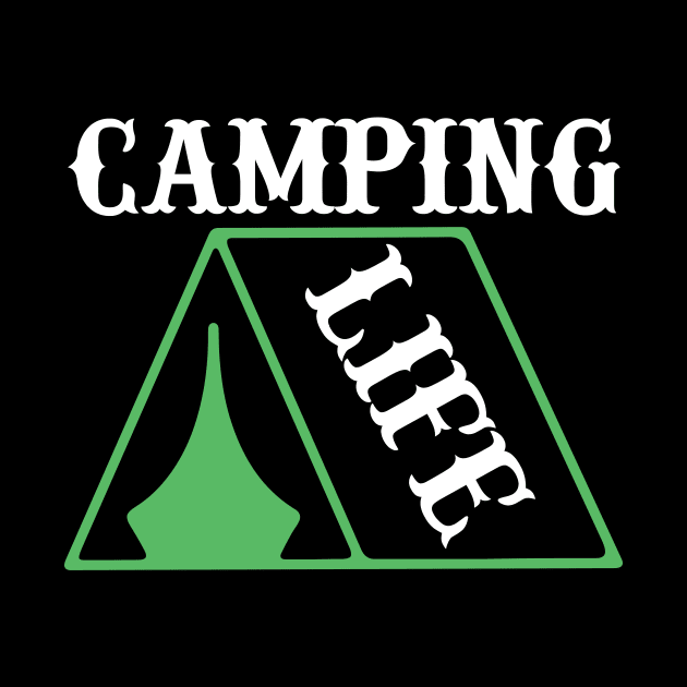 Camping Life T Shirt For Women Men by Xamgi