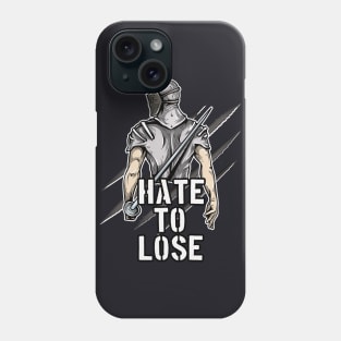 Fencer Knight Hate to lose Fencing Phone Case