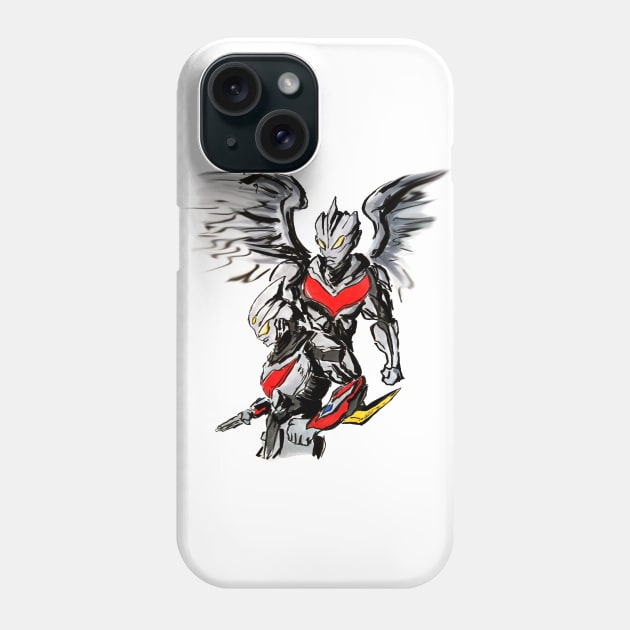 Ultraman Nexus and Ultraman Noa Phone Case by The Toku Verse