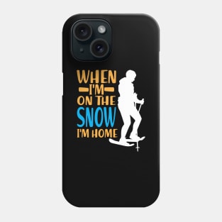 Snowshoe Hiking Phone Case
