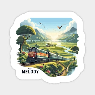 Train, Rail Melody Magnet