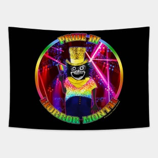 Pride in Horror Month Babadewk DHR Tee Tapestry