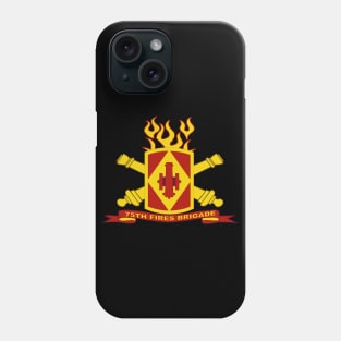 75th Fires Brigade w Br - Ribbon Phone Case