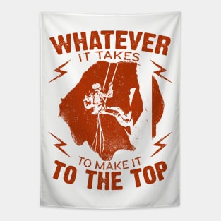 Whatever It Takes To Make It To The Top, Vintage/Retro Design Tapestry