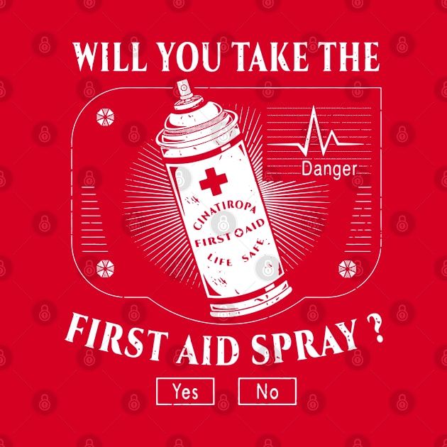 First Aid Spray Emblem by logozaste