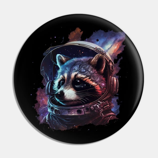 space raccoon Pin by a cat cooking