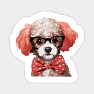 Fancy Poodle Dog Magnet