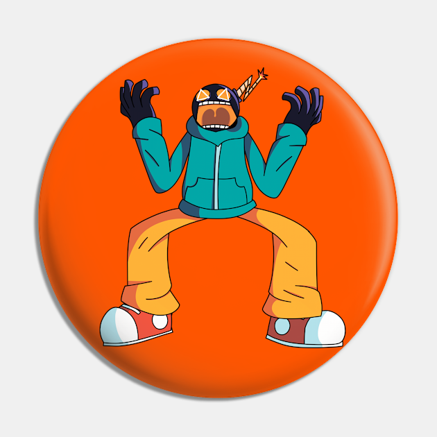 Fnf Whitty Ballistic Art Fnf Whitty Pin Teepublic