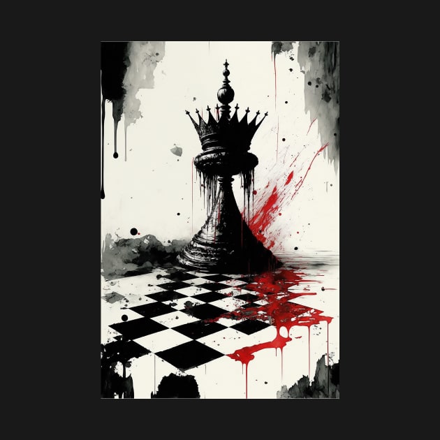 Haunted Inky Chess Board by TortillaChief