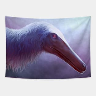 Albino Austroraptor Tapestry