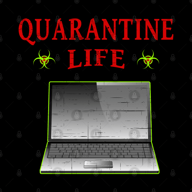 Quarantine Life Self Isolation Binge Watching by Capital Blue