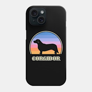 Corgidor Vintage Sunset Dog Phone Case