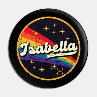 Isabella // Rainbow In Space Vintage Grunge-Style Pin