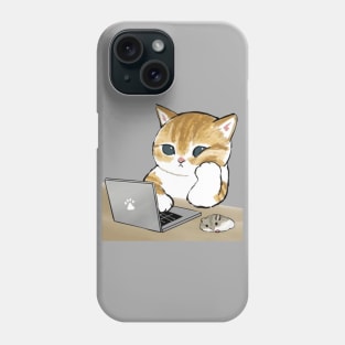 Mofu Sand Kitty Bored Cat Phone Case