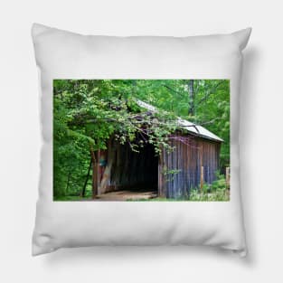 Bunker Hill Covered Bridge Pillow