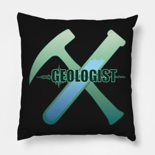 Geologist Coat of Arms Pillow