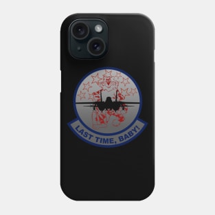 Grumman F-14 Tomcat - Last Time, Baby - Crome Phone Case