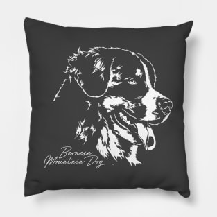 Bernese Mountain Dog lover dog portrait Pillow