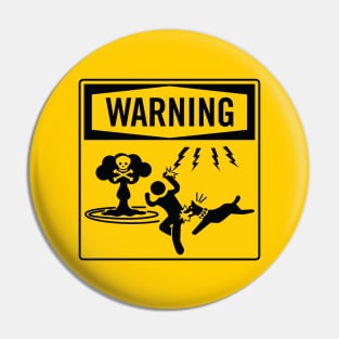 Community S6E1 "Ladders" Speakeasy Entrance Warning Sign Pin