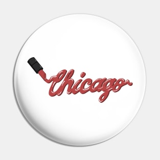 Chicago Lips Pin