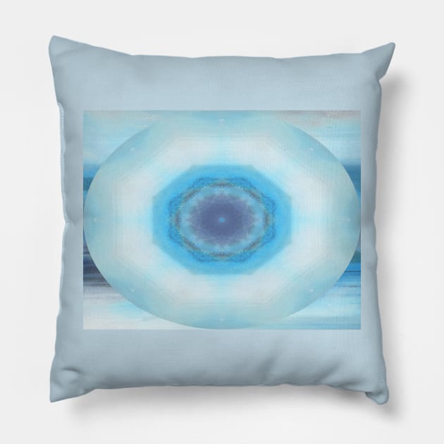 Turquoise Coppered Pillow by jojobob