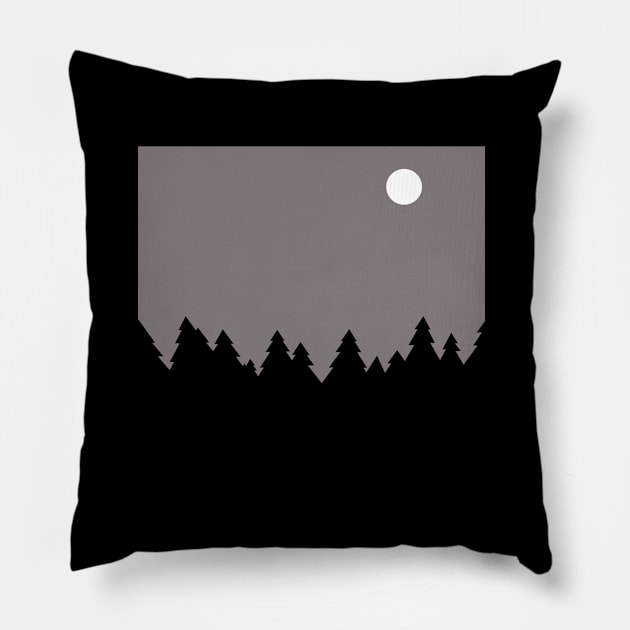 Dark Forest Pillow by chefutz