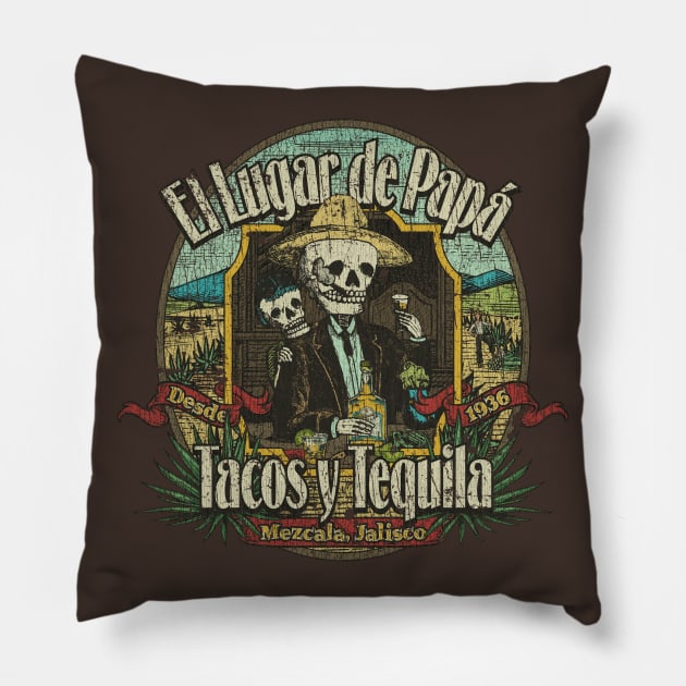 El Lugar de Papá Mezcala, Jalisco 1936 Pillow by JCD666