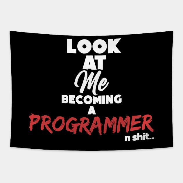 Becoming a programmer. Graduation gift Tapestry by NeedsFulfilled