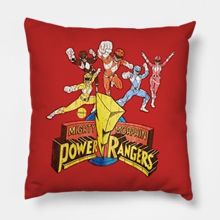 Vintage power rangers Pillow