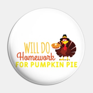 WILL DO HOMEWORK FOR Pumpkin PIe Pin