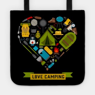 love  camping Tote