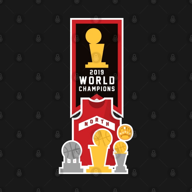 Raptors championship accolades by North Nation Fan Shop