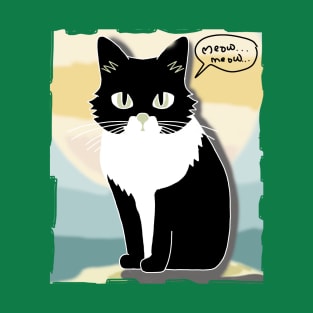 Cat with tuxedo T-Shirt