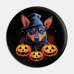 Australian Cattle Dog Halloween Pin