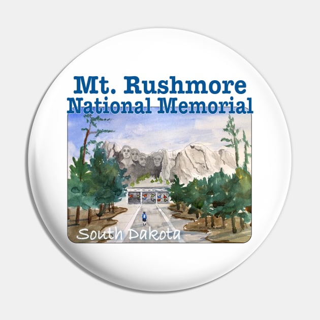 Mt. Rushmore National Memorial, South Dakota Pin by MMcBuck