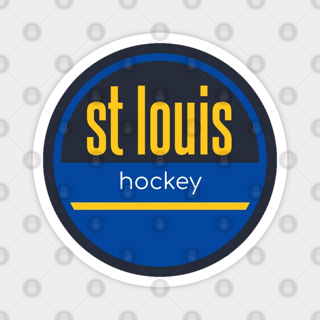 saint louis blues hockey Magnet by BVHstudio