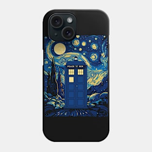 Starry Tardis Who Phone Case