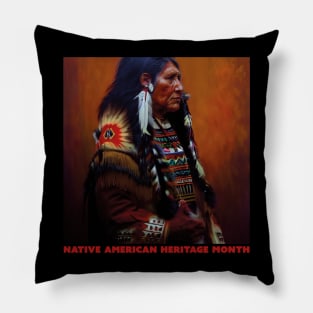 Native American Heritage Month -Iindigenous men Pillow