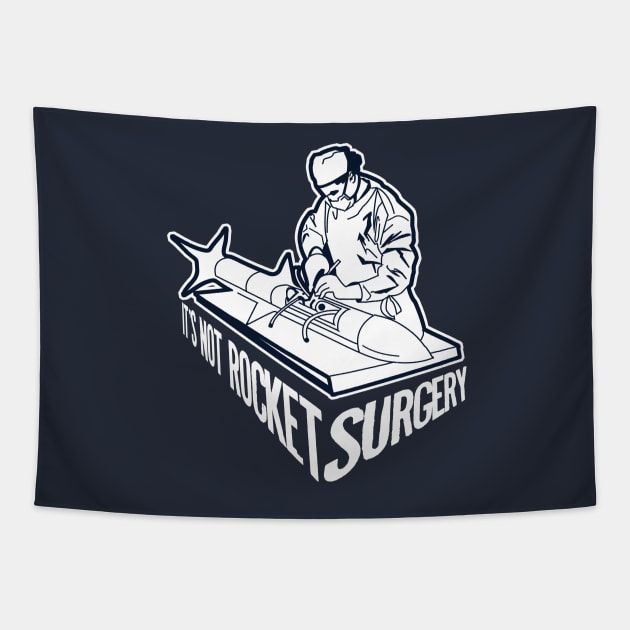Rocket Surgery Tapestry by NineBlack