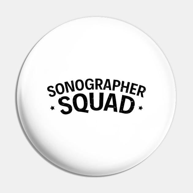 Cardiac Sonographer Shirt | Sonographer Squad Gift Pin by Gawkclothing