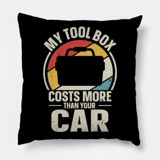 My toolbox costs more than your car Pillow