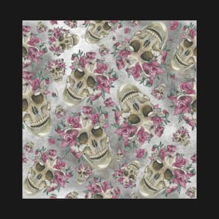 Skulls and flower T-Shirt