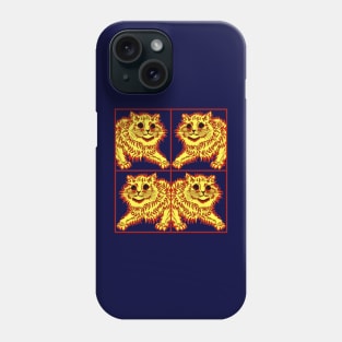 Psychedelic Cat Quadrupled Phone Case