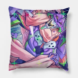 Eva vs Titan Pillow