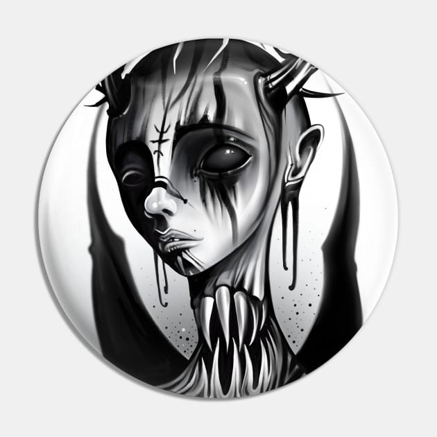 Damn Angel Pin by IvanJoh