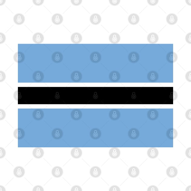 Flag of Botswana by COUNTRY FLAGS