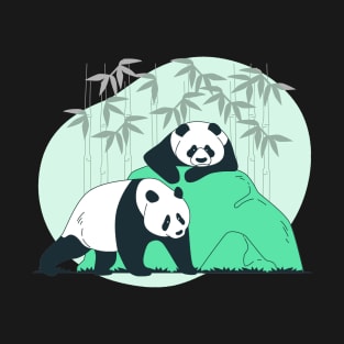 cute stuffed animals panda T-Shirt