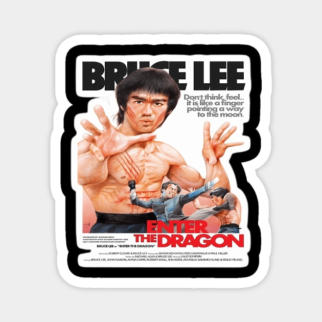 Lee LegendMovie Jeet Kune Do Bruce Be Water Magnet by Garmentcrooks