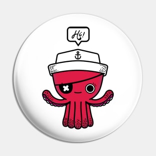 Sailor Octopus Pin